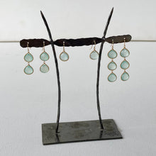 Load image into Gallery viewer, Aqua Chalcedony Earrings