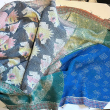 Load image into Gallery viewer, Cotton Kantha Throws