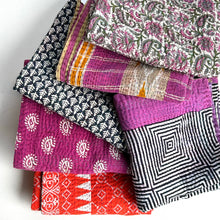 Load image into Gallery viewer, Baby Kantha Quilt