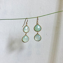 Load image into Gallery viewer, Aqua Chalcedony Earrings