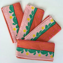 Load image into Gallery viewer, Mod Sunset Linen Napkins
