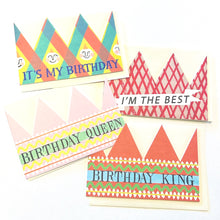 Load image into Gallery viewer, Birthday Crown Cards
