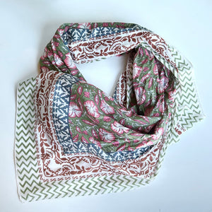 Cotton Floral Scarves