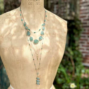 Knotted Turquoise Necklace