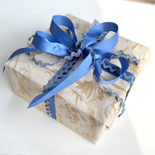 Load image into Gallery viewer, Navy &amp; White Rickrack Ribbon
