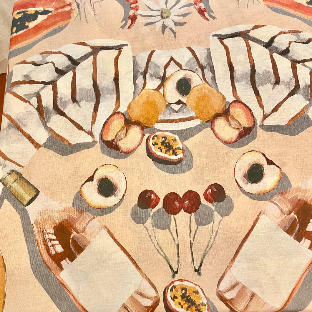 Peach Party Tablecloth ~ * SALE ! *