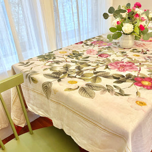 Summer Roses Tablecloth