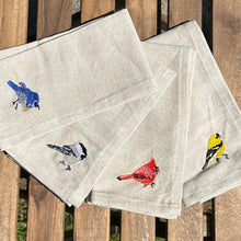 Load image into Gallery viewer, Embroidered Bird Napkins
