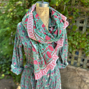 Cotton Floral Scarves