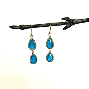 Blue Apatite Earrings ~ * SALE ! *