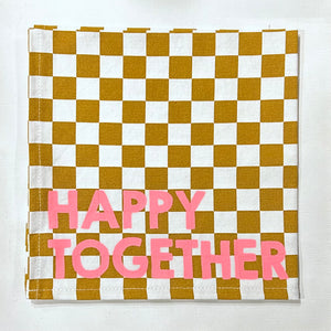 Happy Checkerboard Napkins