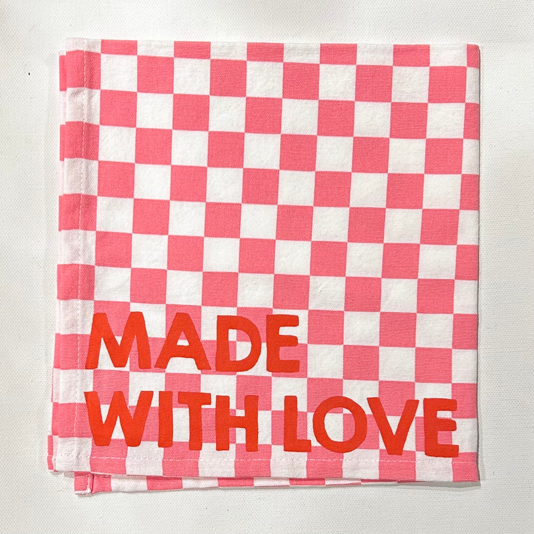 Happy Checkerboard Napkins