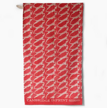 Load image into Gallery viewer, Red Racing Dogs Tea Towel
