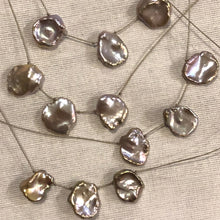 Load image into Gallery viewer, Keshi Pearl Trio Necklace
