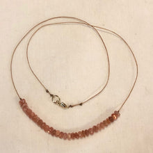 Load image into Gallery viewer, Faceted Sunstone Necklace ~ * SALE ! *
