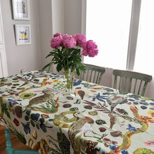 Load image into Gallery viewer, Nathalie Lété Shore Birds Tablecloth
